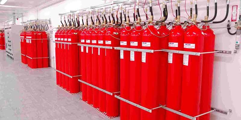 Fire-solutions gas suppression system