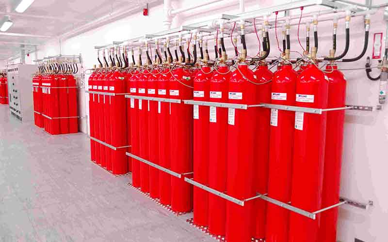 Fire-solutions gas suppression system